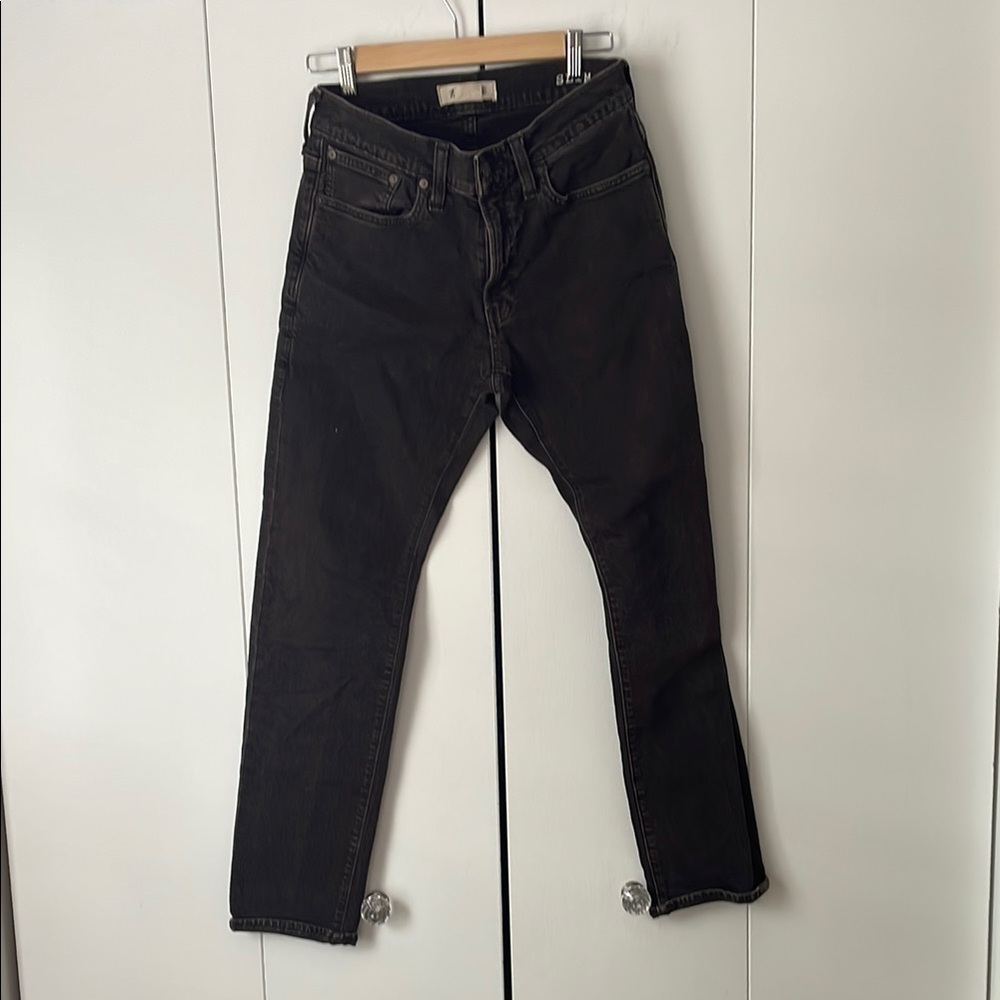 Madewell Brownish/Black Slim Jeans Classic Style 30x30